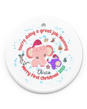 You are doing a great Job Mommy Circle Ornament (Porcelain) tile