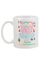 Merry First Christmas Daddy Mug back