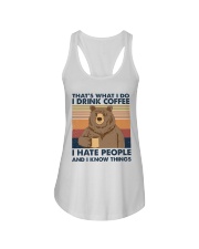 That's What I Do Ladies Flowy Tank tile