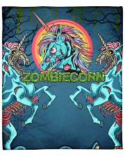Zombie Unicorn Fleece Blanket - 50" x 60" front
