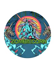 Zombie Unicorn Circle Coaster tile
