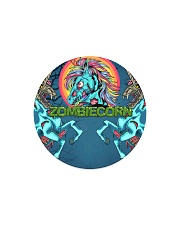 Zombie Unicorn Circle Magnet tile