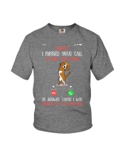 Sorry I Missed Your Call I Took Too Long 2 Youth T-Shirt tile