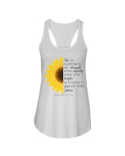 Christian Sunflower Ladies Flowy Tank tile