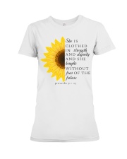 Christian Sunflower Premium Fit Ladies Tee tile