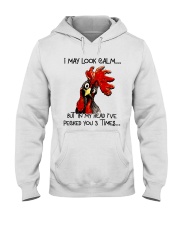 I May Look Calm Hooded Sweatshirt tile