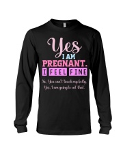 Yes I am Pregnant Long Sleeve Tee tile
