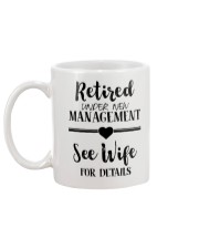 Retired Under New Management Mug back