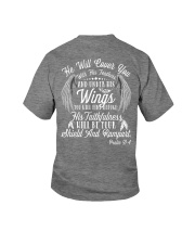 He Will Cover You With His Feathers Youth T-Shirt tile