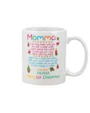 Merry First Christmas Daddy Mug front
