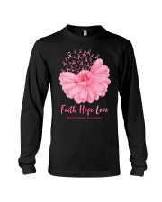 Faith Hope Love Breast Cancer Awareness Long Sleeve Tee tile