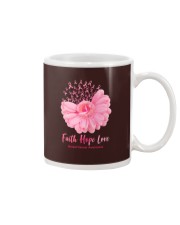 Faith Hope Love Breast Cancer Awareness Mug tile