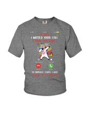 Sorry I Missed Your Call - Unicorn Youth T-Shirt tile