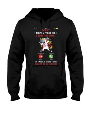 Sorry I Missed Your Call - Unicorn Hooded Sweatshirt tile