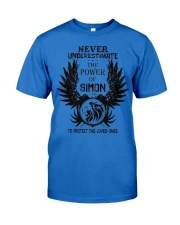 POWER OF SIMON Premium Fit Mens Tee front