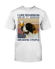 Bourbon and Saint Bernard Premium Fit Mens Tee thumbnail