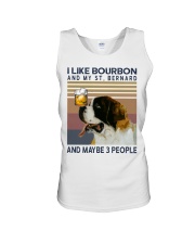 Bourbon and Saint Bernard Unisex Tank thumbnail