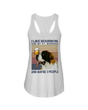 Bourbon and Saint Bernard Ladies Flowy Tank thumbnail