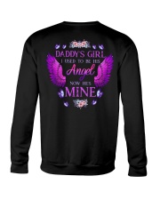 Daddy's Girl Angel Black Crewneck Sweatshirt thumbnail
