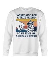 true friend German Shepherd Crewneck Sweatshirt thumbnail