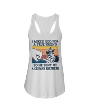 true friend German Shepherd Ladies Flowy Tank thumbnail