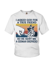 true friend German Shepherd Youth T-Shirt thumbnail