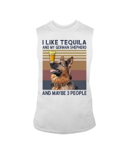 Tequila and German Shepherd Sleeveless Tee thumbnail