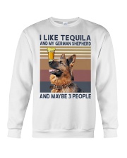Tequila and German Shepherd Crewneck Sweatshirt thumbnail