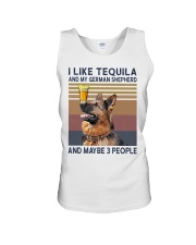 Tequila and German Shepherd Unisex Tank thumbnail