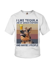 Tequila and German Shepherd Youth T-Shirt thumbnail