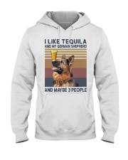 Tequila and German Shepherd Hooded Sweatshirt thumbnail