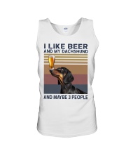Beer and Dachshund Unisex Tank thumbnail