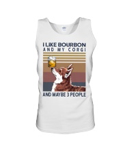 Bourbon and Corgi Unisex Tank thumbnail