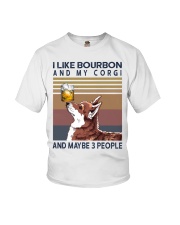 Bourbon and Corgi Youth T-Shirt thumbnail