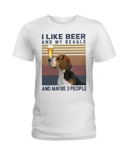 Beer and Beagles hp Ladies T-Shirt thumbnail