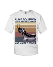 Bourbon and Miniature Schnauzer Youth T-Shirt thumbnail