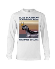 Bourbon and Miniature Schnauzer Long Sleeve Tee thumbnail
