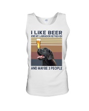 beer and Black Labrador Unisex Tank thumbnail