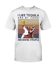 Tequila and Corgi Classic T-Shirt front