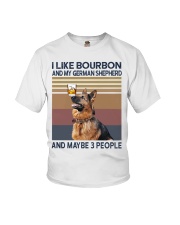 Bourbon and German Shepherd Youth T-Shirt thumbnail