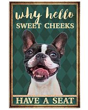 Boston Terrier why hello 11x17 Poster thumbnail