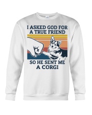 true friend CORGI Crewneck Sweatshirt thumbnail
