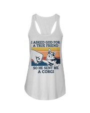 true friend CORGI Ladies Flowy Tank thumbnail