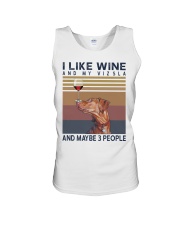 Wine and Vizsla Unisex Tank thumbnail