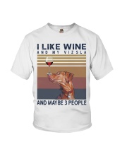 Wine and Vizsla Youth T-Shirt thumbnail