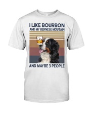 Bourbon and Bernese Moutain Premium Fit Mens Tee thumbnail