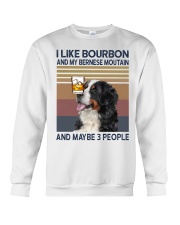 Bourbon and Bernese Moutain Crewneck Sweatshirt thumbnail