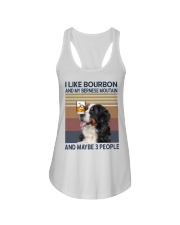 Bourbon and Bernese Moutain Ladies Flowy Tank thumbnail