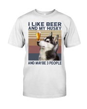 Beer and husky Premium Fit Mens Tee thumbnail