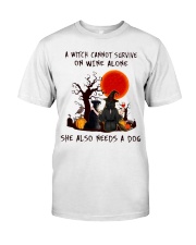 Witch Wine Miniature Schnauzer Classic T-Shirt front